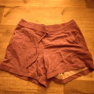 Small, purple shorts